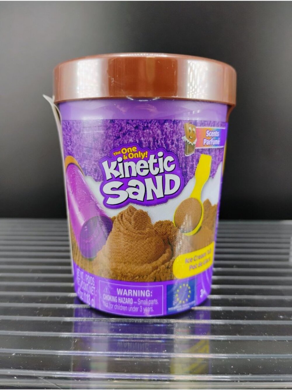Kinetic Sand Chocolate Scented Ice Cream Tub  Sand & Molds Set